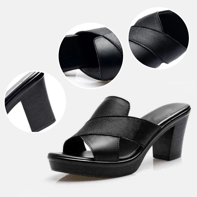 2x1 en sandalias de tacón elegantes.