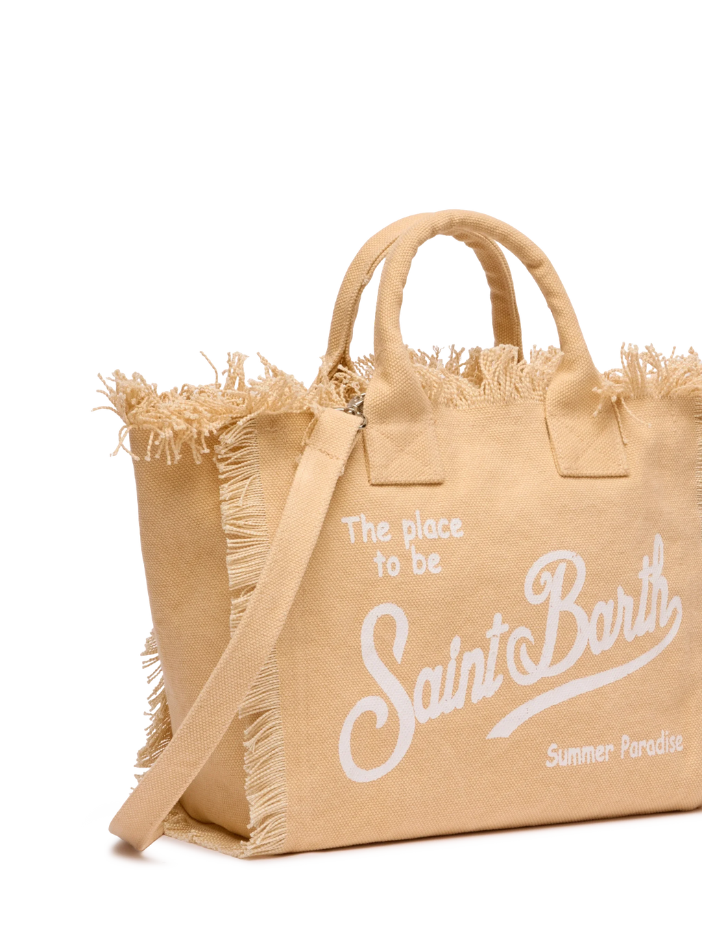 Bolso Colette en lona de algodón beige
