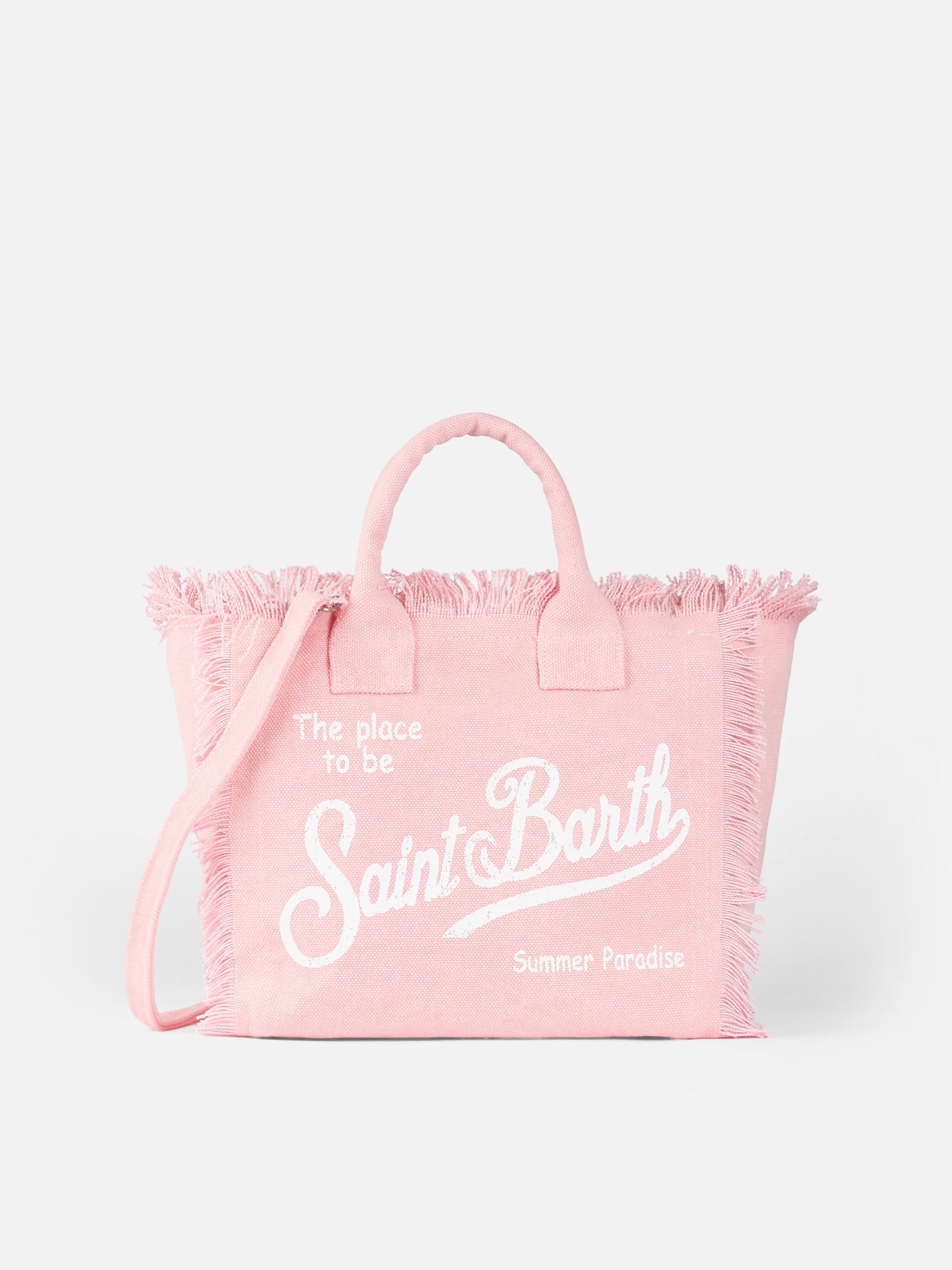 Bolso Colette en lona de algodón rosa