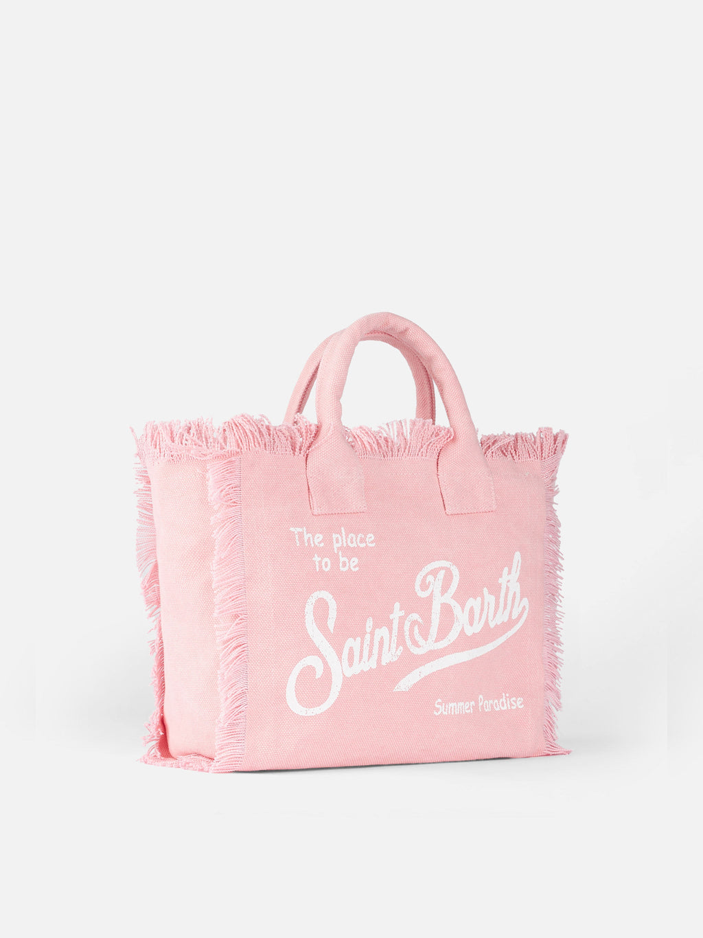 Bolso Colette en lona de algodón rosa