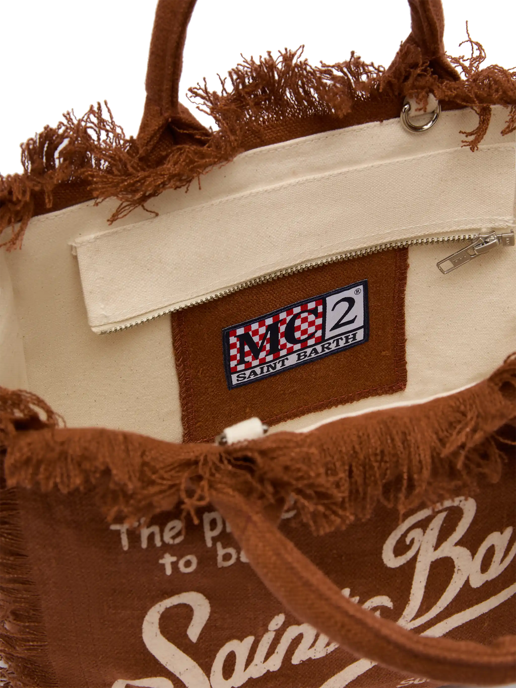 Bolso Colette 100% lino marrón