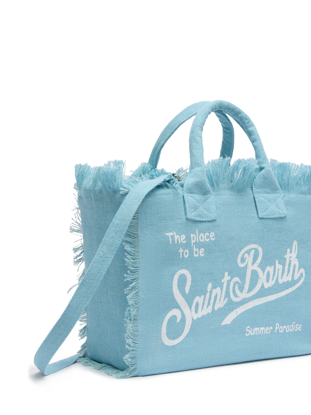Bolso Colette de 100% lino azul
