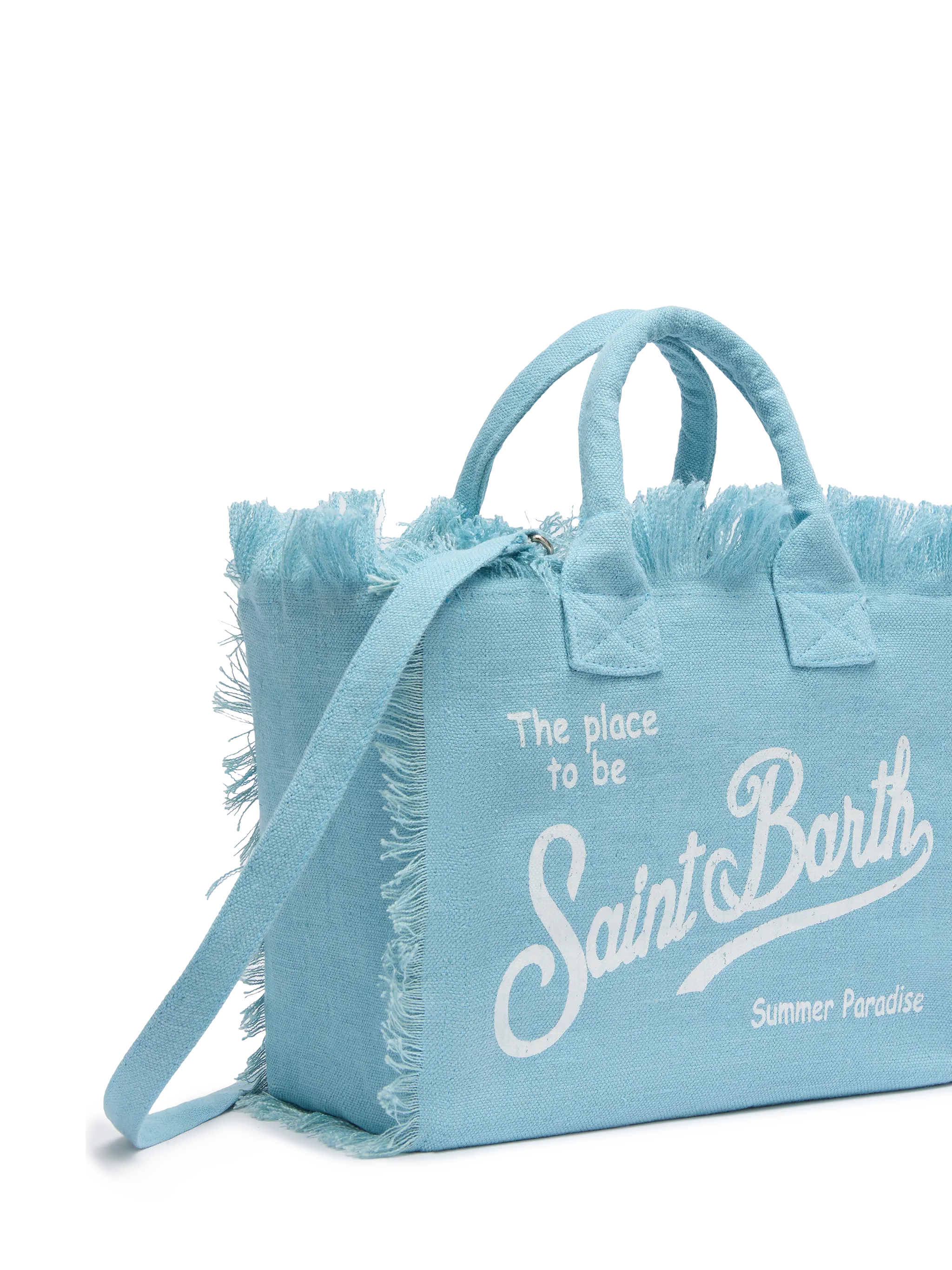 Bolso Colette de 100% lino azul
