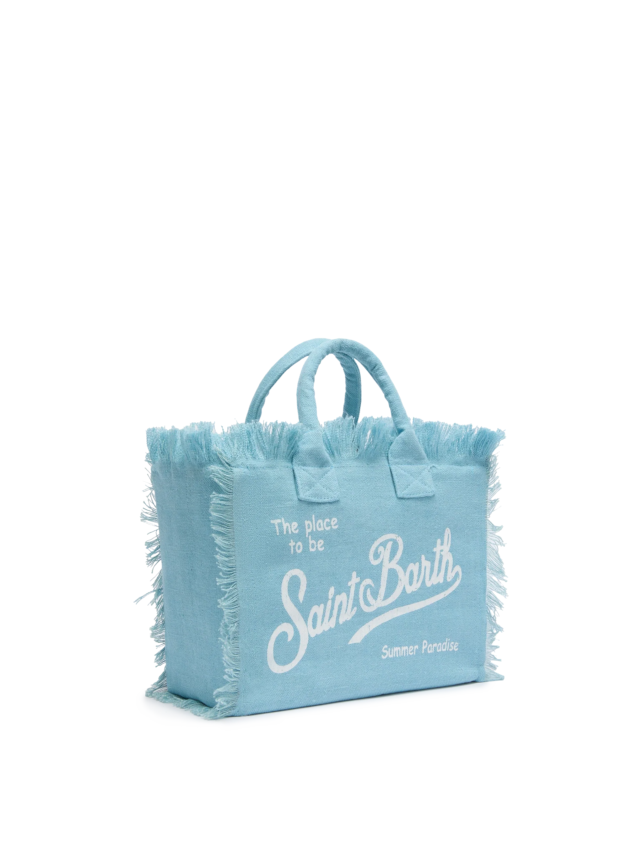 Bolso Colette de 100% lino azul