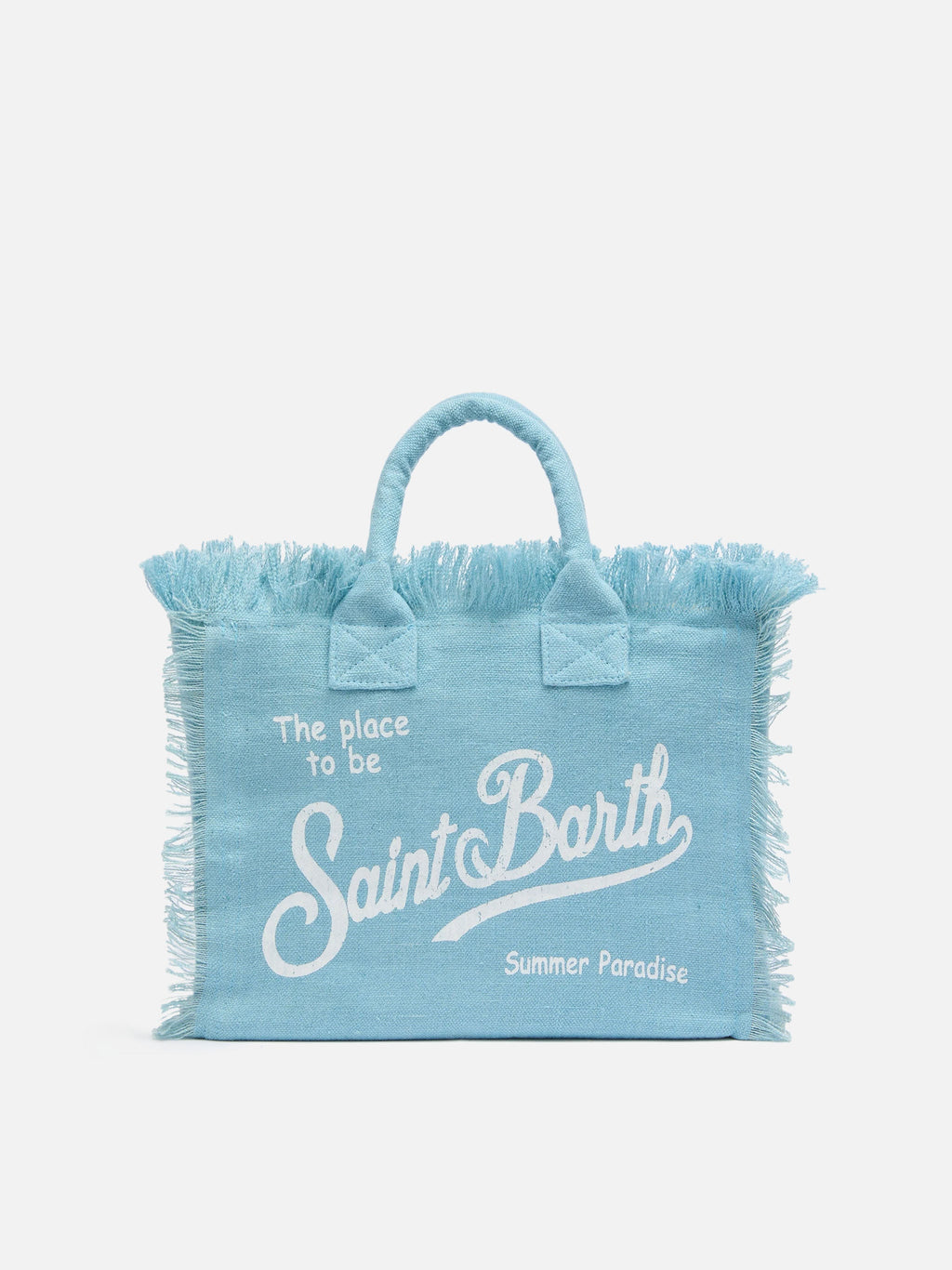 Bolso Colette de 100% lino azul