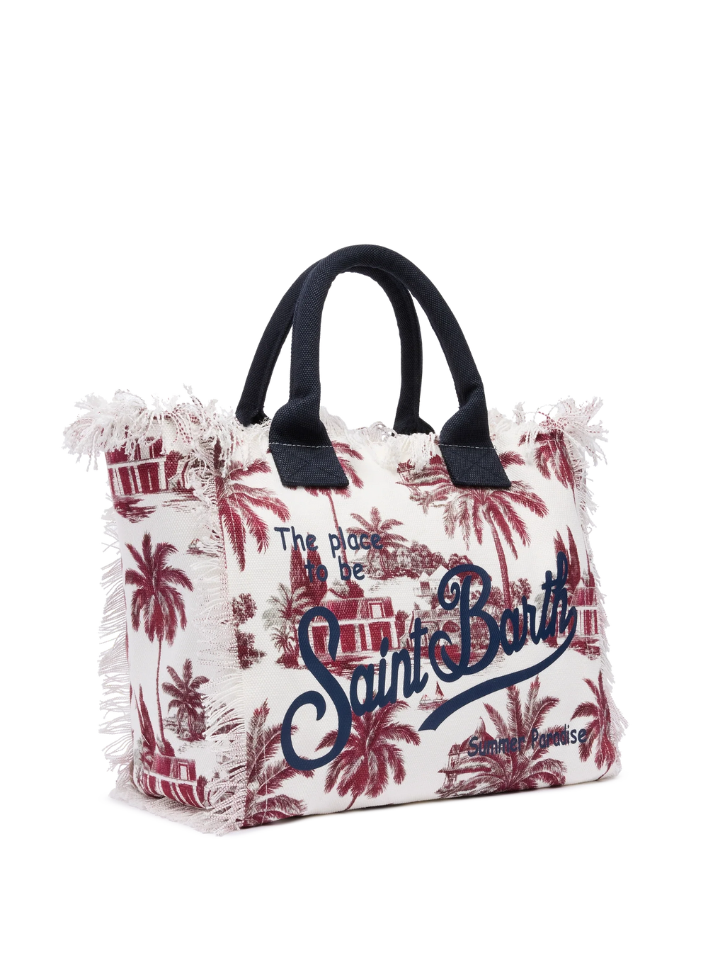 Bolso de hombro Vanity en lona de algodón con estampado toile de Jouy | DISEÑO CO-CREADO POR IA POR RICKDICK - IMPULSADO POR RED-EYE
