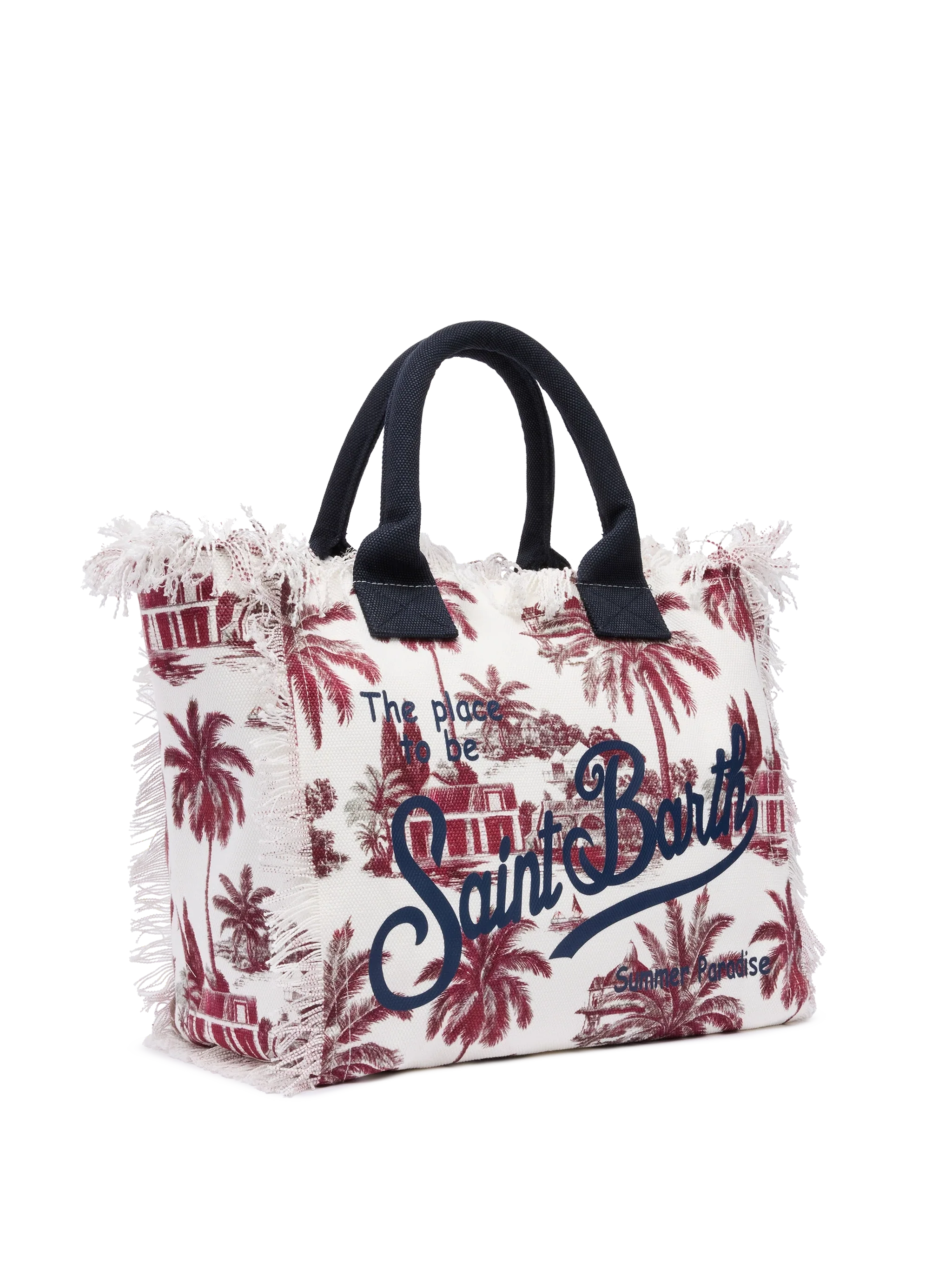 Bolso de hombro Vanity en lona de algodón con estampado toile de Jouy | DISEÑO CO-CREADO POR IA POR RICKDICK - IMPULSADO POR RED-EYE