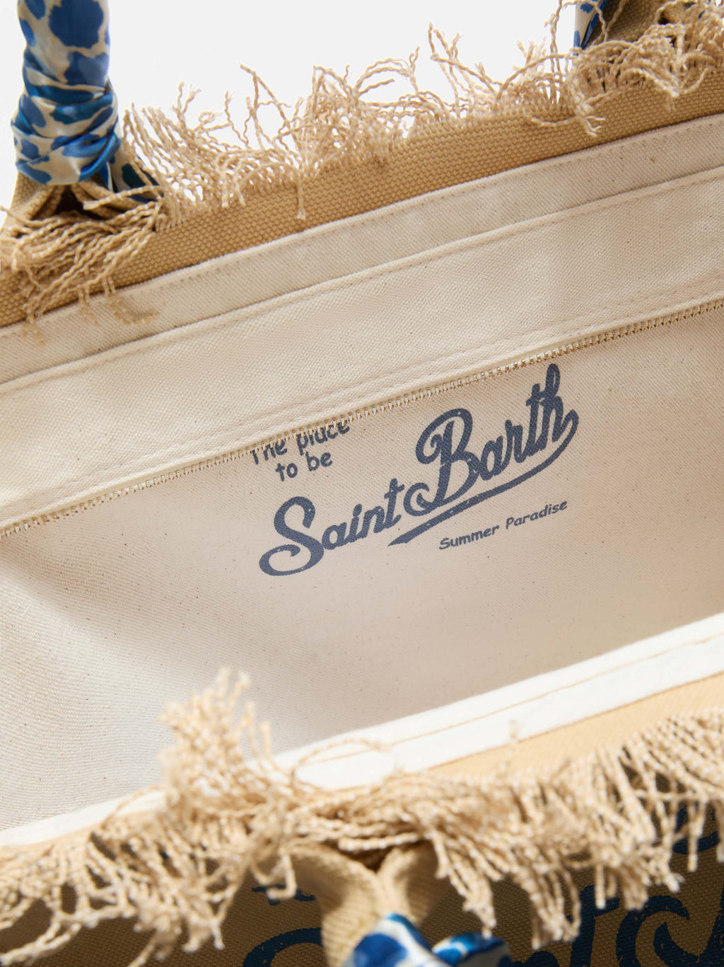 Bolso Vanity Regular en lona beige con twill desmontable