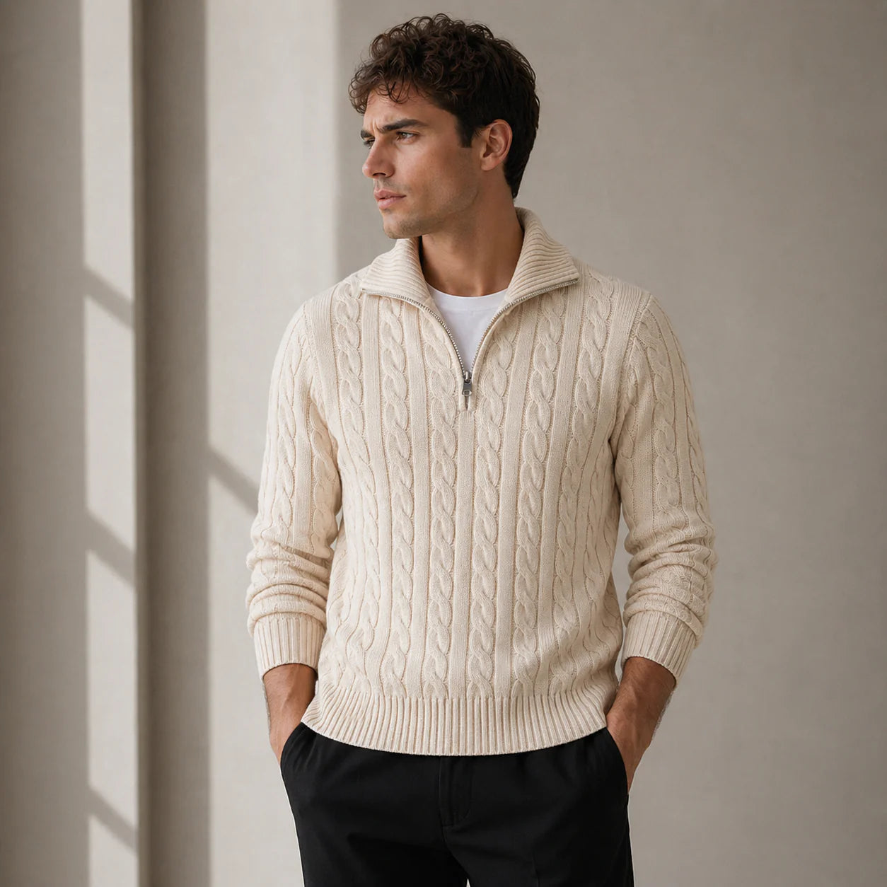 Jersey Alpine con Medio Cierre.