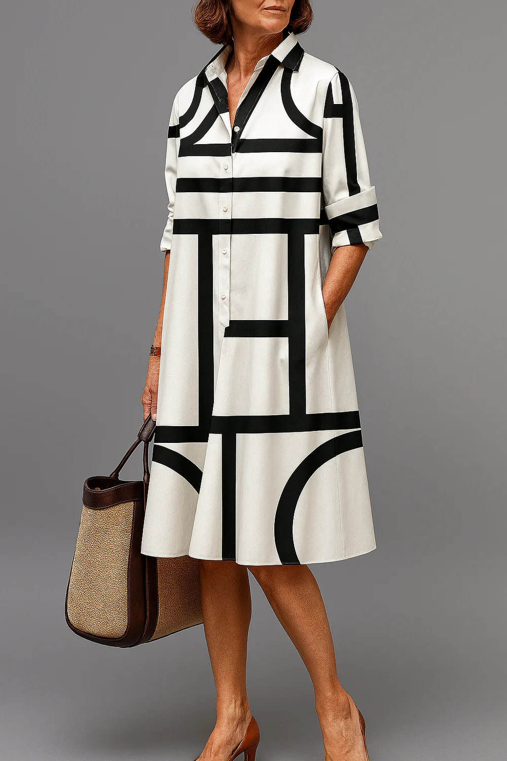 Ellie | Vestido midi refinado y elegante