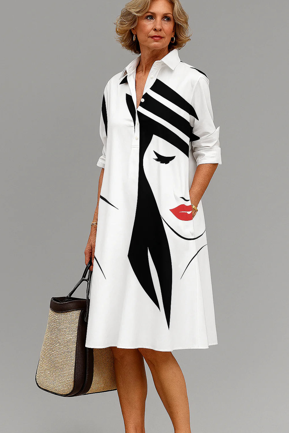 Bella | Vestido midi refinado y elegante