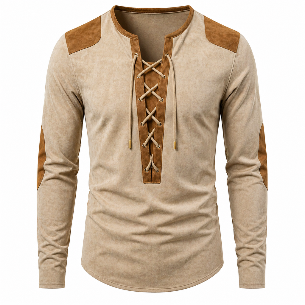 Camisa Henley vintage.