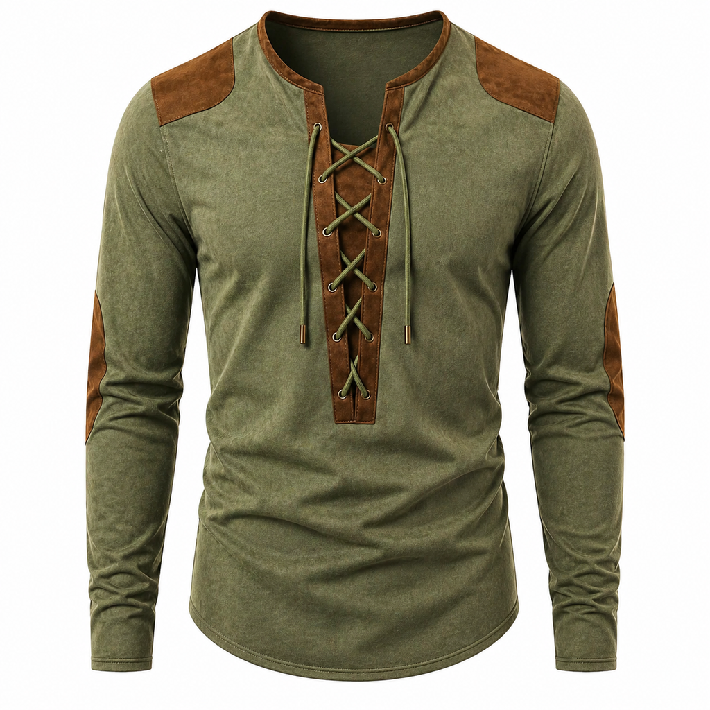 Camisa Henley vintage.
