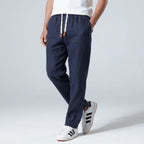 Tsuki - Pantalones de lino japoneses cómodos
