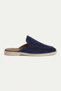 Mules Capri Suede Azul.