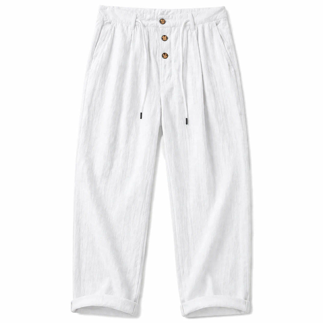 Pantalón Lino Signature - Negro.