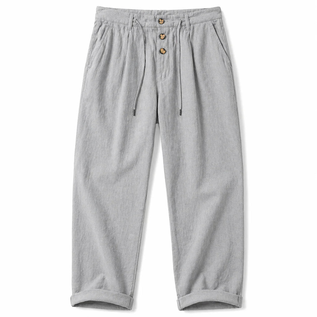Pantalón Lino Signature - Negro.