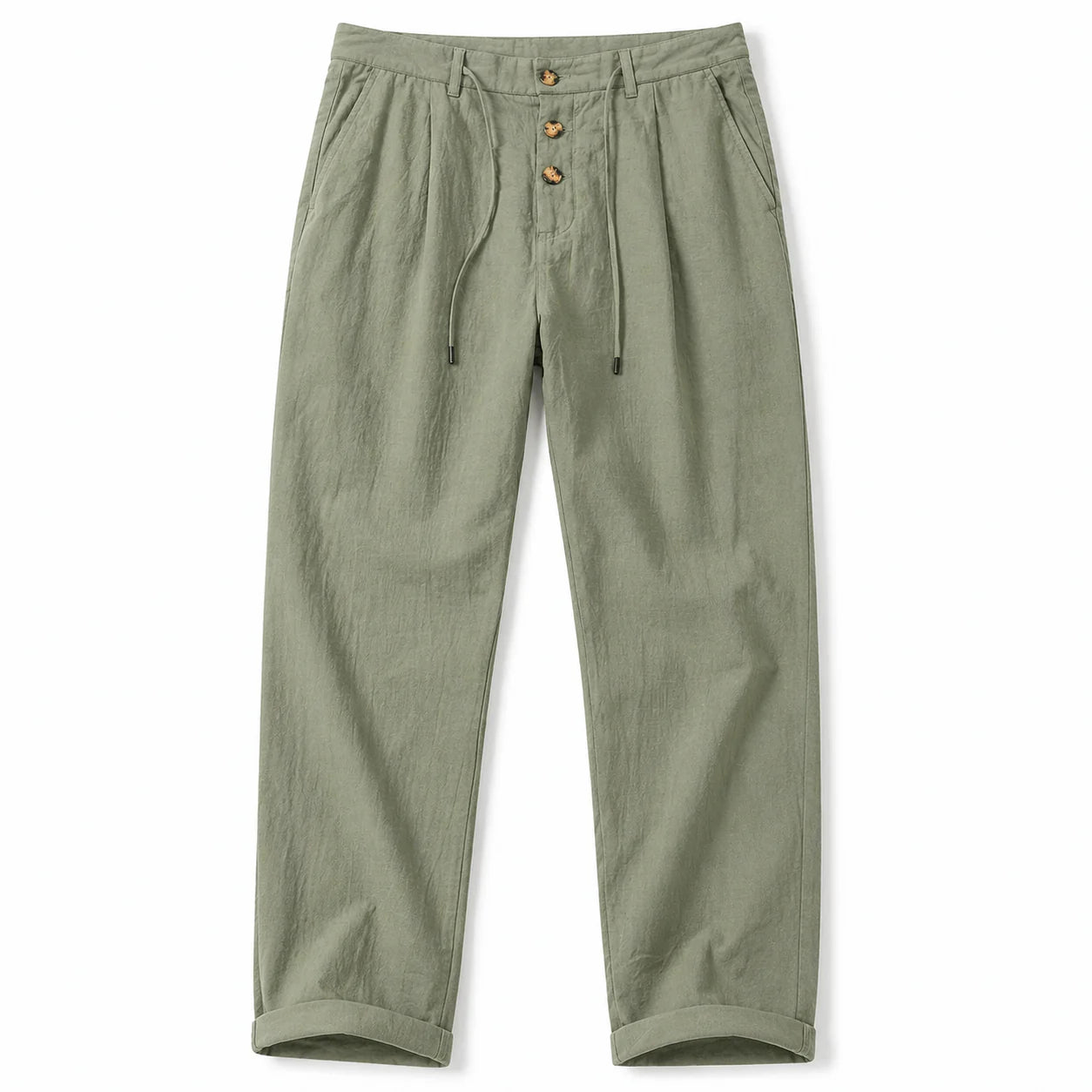 Pantalón Lino Signature - Negro.