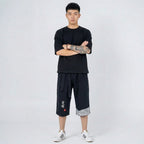 Taro - Pantalones japoneses de tres cuartos para mayor comodidad.