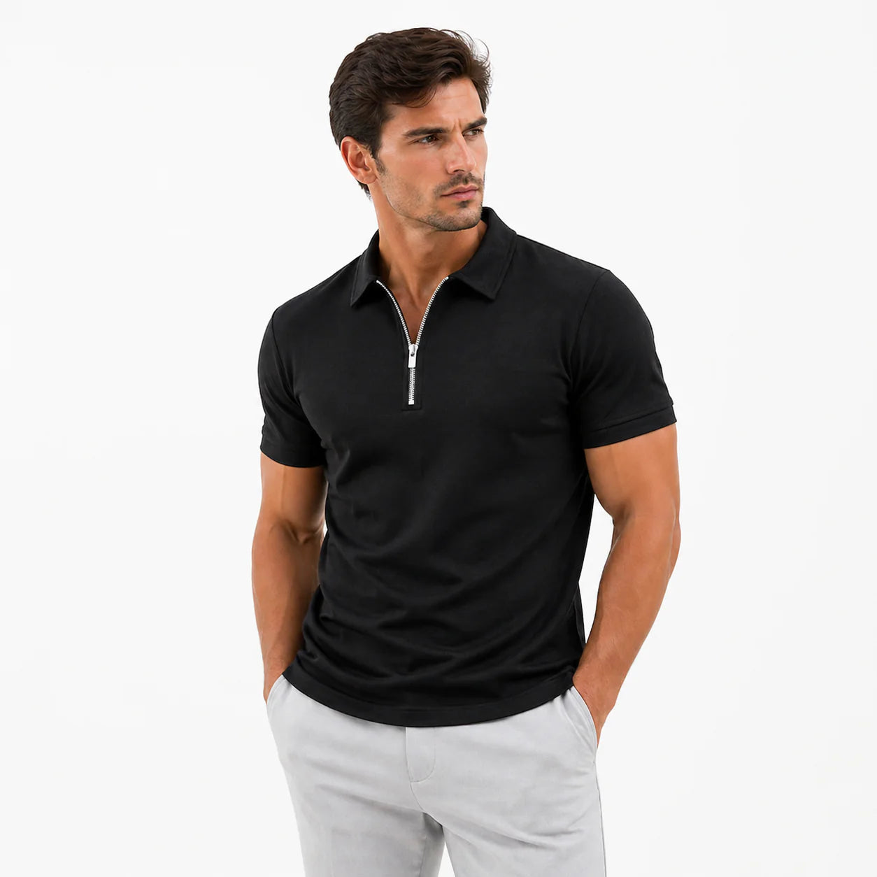 Polo Milano con Cierre.