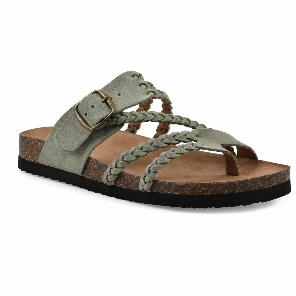 Sandalias Elegantes Trenzadas.