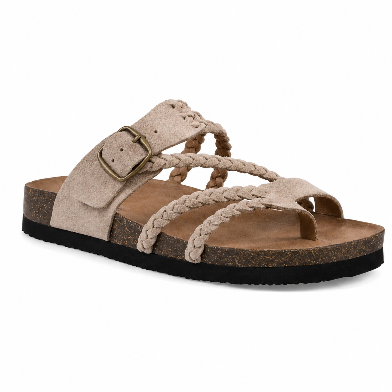 Sandalias Elegantes Trenzadas.
