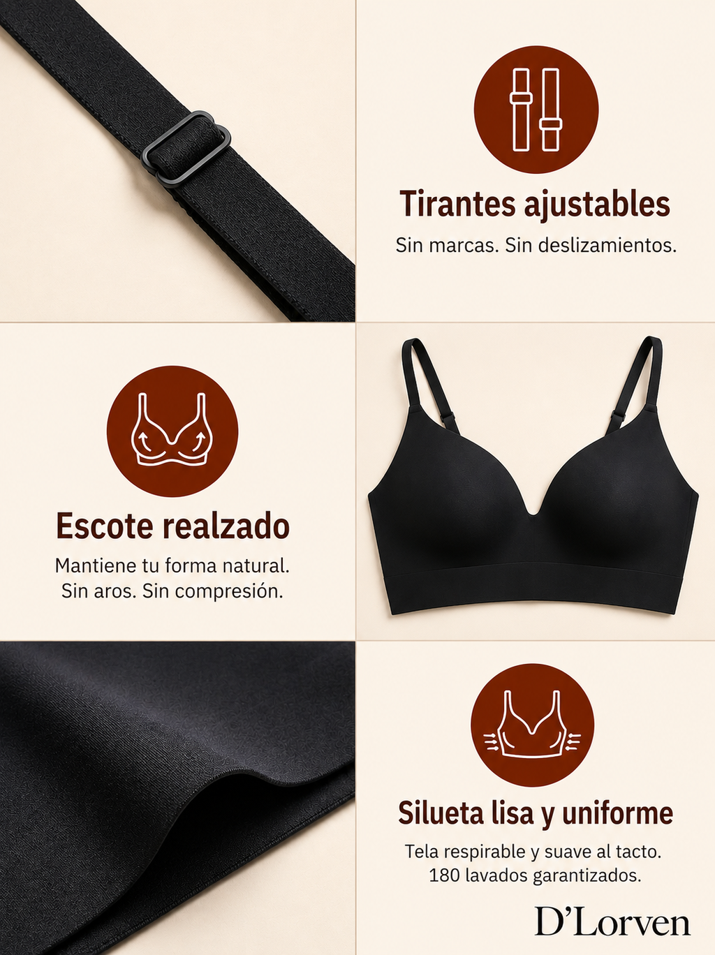Sosten mujer.