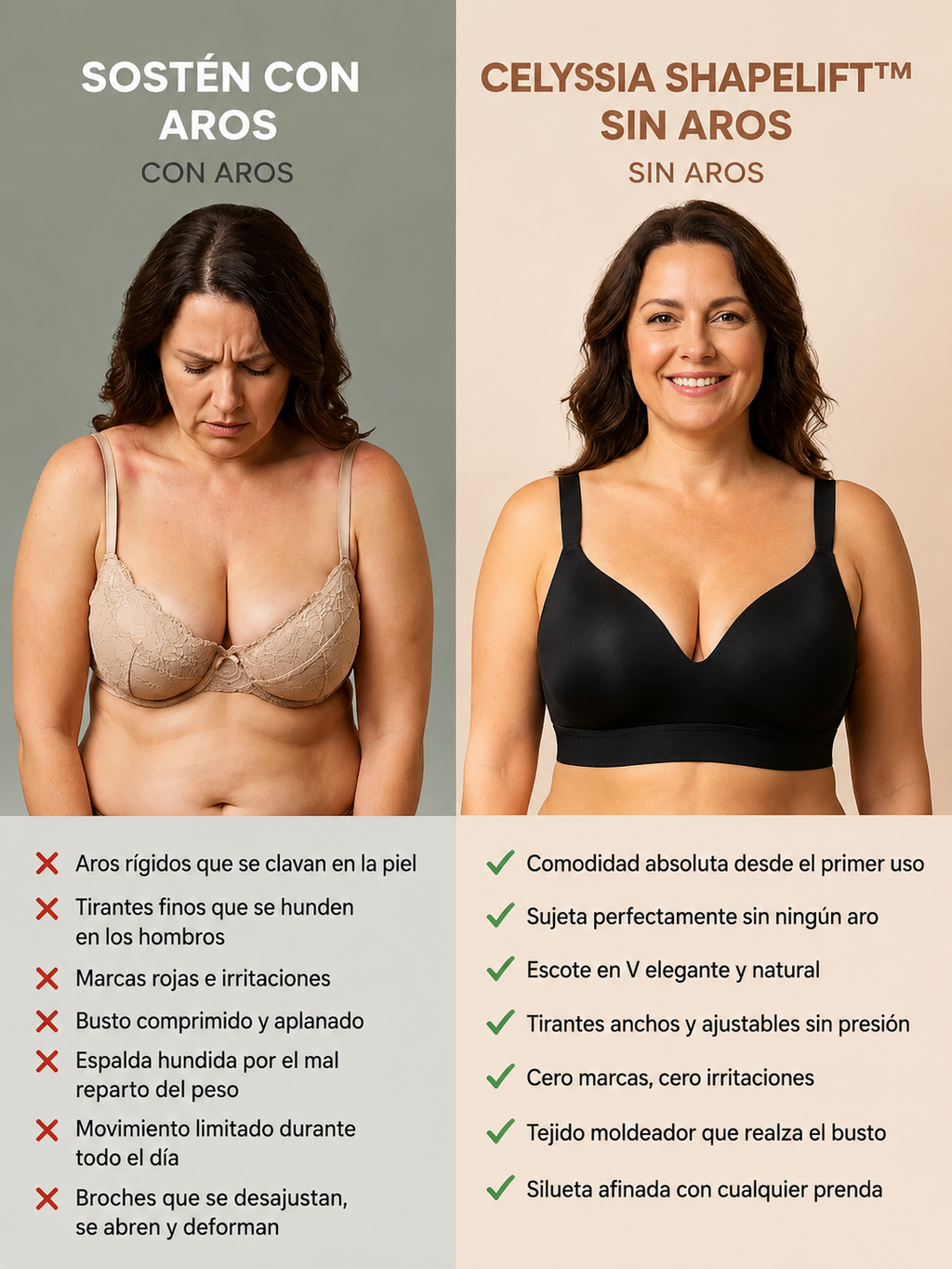 Sosten mujer.