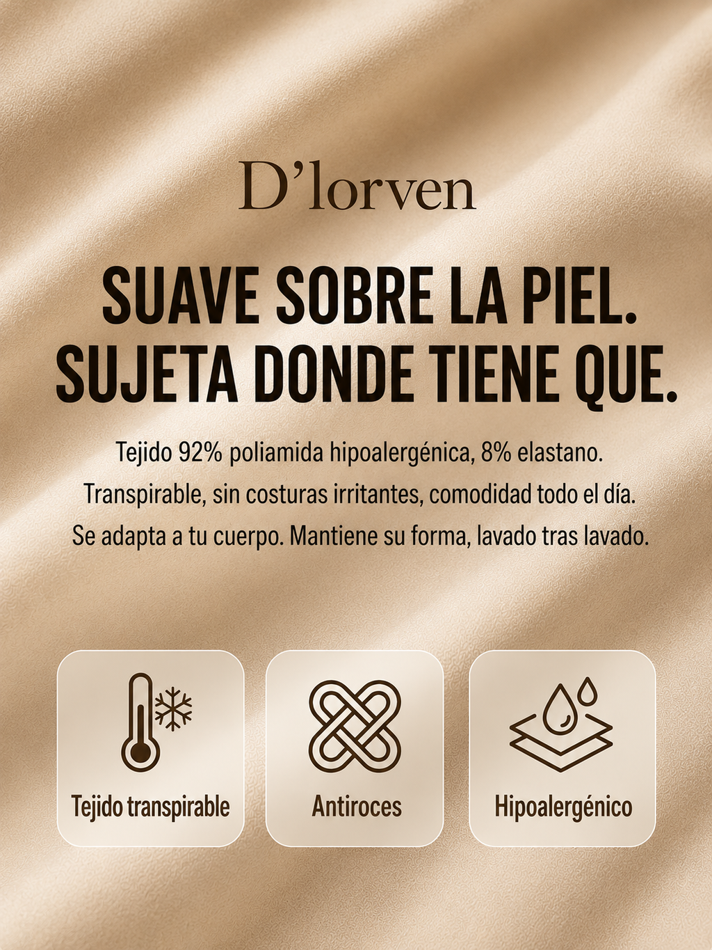 Sosten mujer.