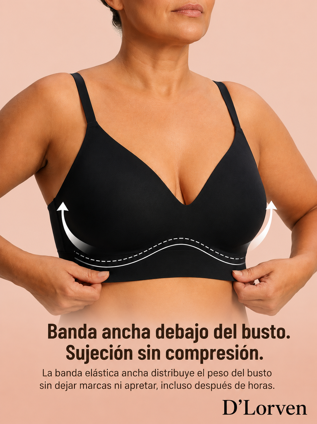 Sosten mujer.