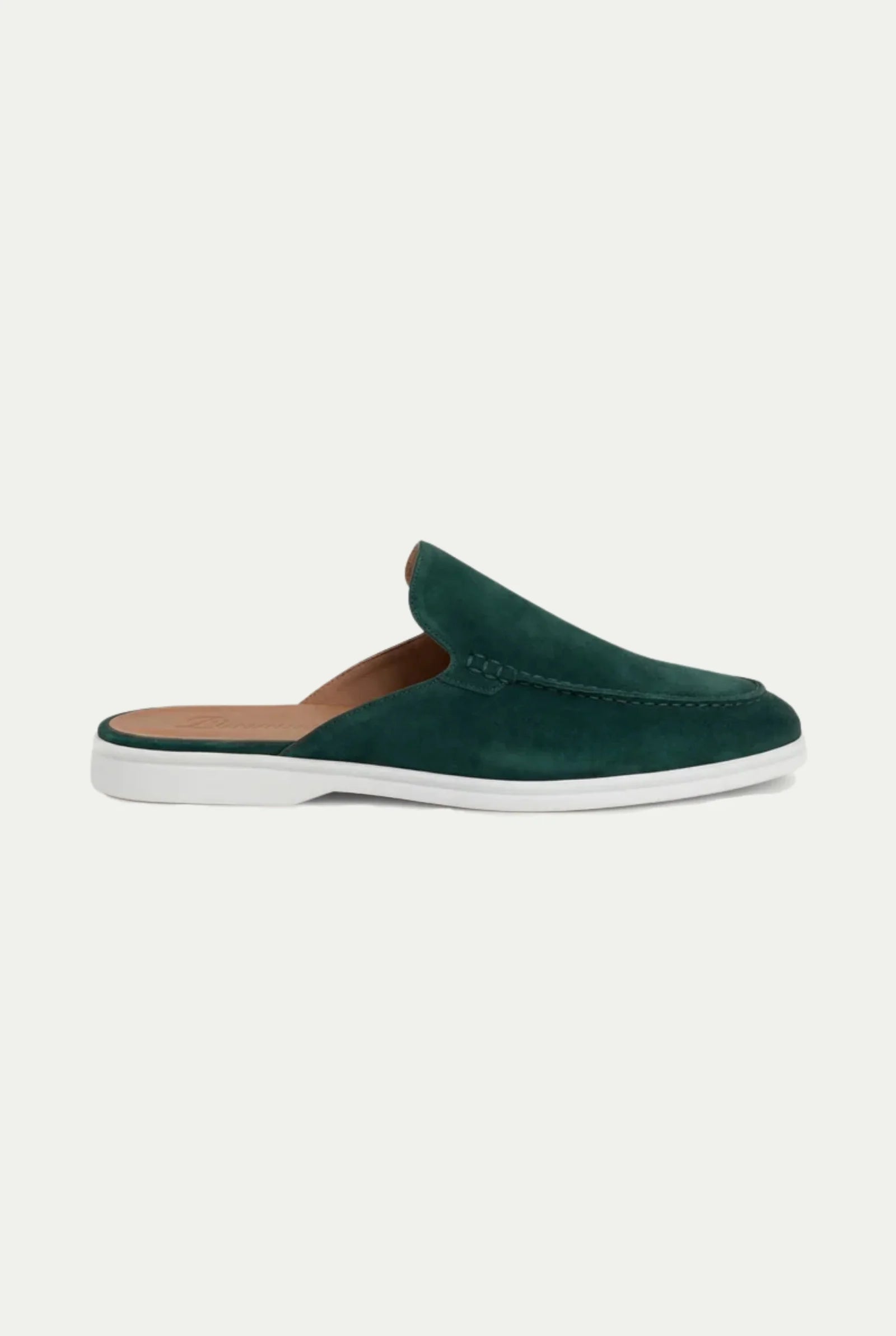 Mules Capri Suede Verde.